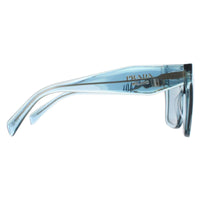 Prada Sunglasses PR24ZS 15I02F Peacock Sky Blue