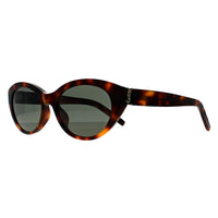 Saint Laurent Sunglasses SLM148 003 Shiny Havana Grey
