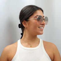 Chloe Sunglasses CH0041S 001 Gold Green Gradient