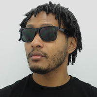 Ray-Ban Sunglasses Justin 4165 601/71 Shiny Black Green