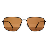 Serengeti Sunglasses Agostino 8824 Shiny Gunmetal Brown Polarized Drivers Photochromic
