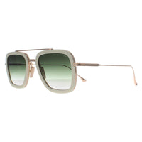 Dita Sunglasses Flight 006 7806 S White Gold Dusty Pink Dark Grey to Clear Gradient