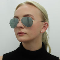 Ray-Ban Sunglasses Aviator 3025 W3275 Silver Grey Mirror 55mm