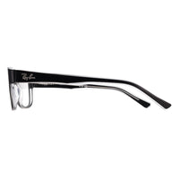 Ray-Ban Glasses Frames RX5268 2034 Black on Transparent Men Women