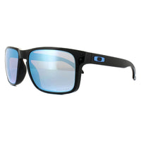 Oakley Sunglasses Holbrook OO9102-C1 Polished Black Prizm Deep Water Polarized