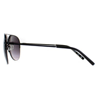 Guess Sunglasses GF0224 01B Shiny Black Smoke Gradient