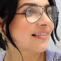 Ray-Ban Glasses Frames 6489 Aviator 2945 Gold Top on Havana 58mm Mens