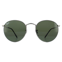 Ray-Ban Sunglasses Round Metal 3447 029 Gunmetal Green