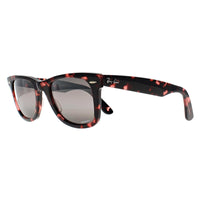 Ray-Ban Sunglasses Wayfarer 2140 1334G3 Transparent Pink Havana Silver Chromance