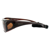Polaroid Suncovers Fitover Sunglasses P8900 09Q HE Brown Copper Polarized