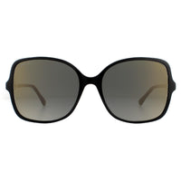 Jimmy Choo Sunglasses JUDY/S 807 FQ Black Transparent Grey Gradient Gold Mirror