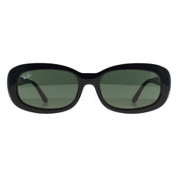 Ray-Ban Sunglasses RB2221 901/31 Polished Black Green