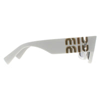 Miu Miu Sunglasses MU09WS 1425S0 White Dark Grey