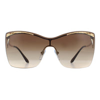 Bvlgari Sunglasses BV6138 278/13 Pale Gold Brown Gradient