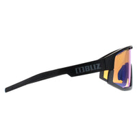 Bliz Sunglasses Fusion ZB7005-0333 Black Coral Orange Blue Mirror