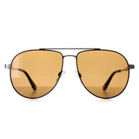 Ted Baker Sunglasses TB1691 Maeve 901 Gunmetal with Black Painted Rim Brown