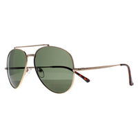 Montana Sunglasses MP185 Shiny Gold Green G-15 Polarized