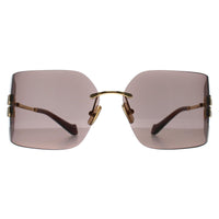 Miu Miu Sunglasses MU54YS 5AK06I Gold Light Purple Brown