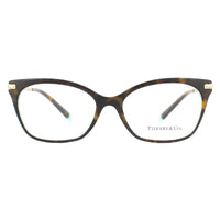 Tiffany Glasses Frames TF2194 8134 Havana on Tiffany Blue Women