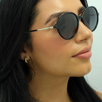 INVU Sunglasses B2135 A Black Gold Grey Polarized