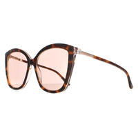 Jimmy Choo Sunglasses Nat/S 0T4 K1 Havana Pink Gold Mirror