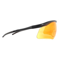 Eyelevel Impact Shooting Safety Glasses Sunglasses Black Orange Shatterproof