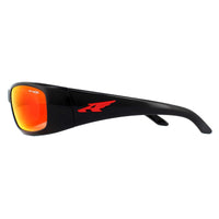 Arnette Sunglasses 4178 Quick Draw 25936Q Black Red Yellow Mirror