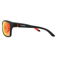 Carrera Sunglasses 8013/S DL5 OZ Matt Black Red Mirror Polarized