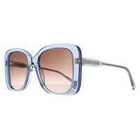 Chloe Sunglasses CH0125S 002 Blue Crystal Brown Gradient