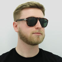 Persol Sunglasses 0649 24/31 Havana Green 52mm