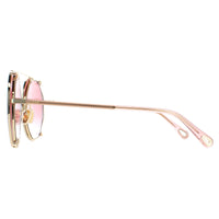 Chloe Sunglasses CH0041S 004 Gold Red Gradient