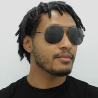 David Beckham Sunglasses DB7004/S V81 M9 Dark Ruthenium Grey Polarized