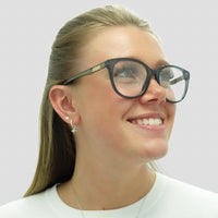 Gucci Glasses Frames GG0791O 001 Grey Women