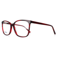INVU Glasses Frames B4107 C Transparent Burgundy Women