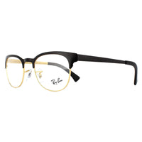 Ray-Ban Glasses Frames 6317 2833 Top Black on Matte Gold Mens Womens 51mm