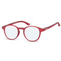 Montana Reading Glasses BLF52 B 0.00 Red Men Women Blue Light Blocking