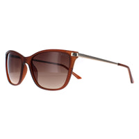 Elle Sunglasses 14880 BR Matte Brown Brown Gradient