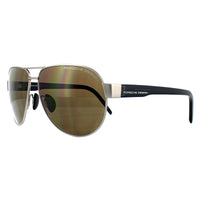 Porsche Design Sunglasses P8632 D V274 Palladium Brown