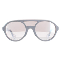 Moncler Sunglasses ML0052 22C Grey Crystal Grey Mirror