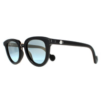 Moncler Sunglasses ML0044 01N Shiny Black Blue Gradient