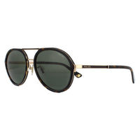 Police Sunglasses SPLA57 Record 2 0300 Shiny Rose Gold Green