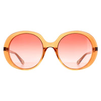 Chloe Sunglasses CH0007S 001 Transparent Dark Orange Orange Gradient