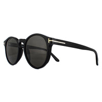 Tom Ford Sunglasses Ian 0591 01A Shiny Black Grey Smoke Gradient