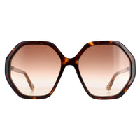 Chloe Sunglasses CH0008S Esther 004 Dark Havana and Brown Crystal Brown Gradient
