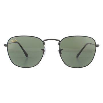 Ray-Ban Sunglasses Frank Legend RB3857 919931 Polished Black Green G-15