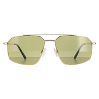 Serengeti Sunglasses Wayne SS546005 Shiny Light Gold Mineral Green 555nm