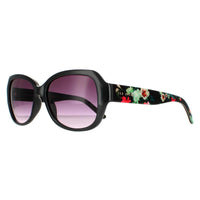 Ted Baker Sunglasses TB1606 Mae 001 Black Grey Gradient