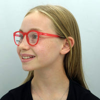 INVU Glasses Frames K4805 B Frosty Fuchsia Women