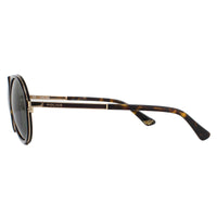 Police Sunglasses SPLA57 Record 2 0300 Shiny Rose Gold Green