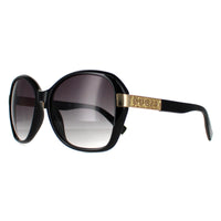 Guess Sunglasses GF0371 01B Shiny Black Smoke Gradient